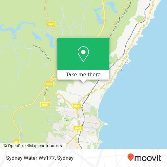 Mapa Sydney Water Ws177