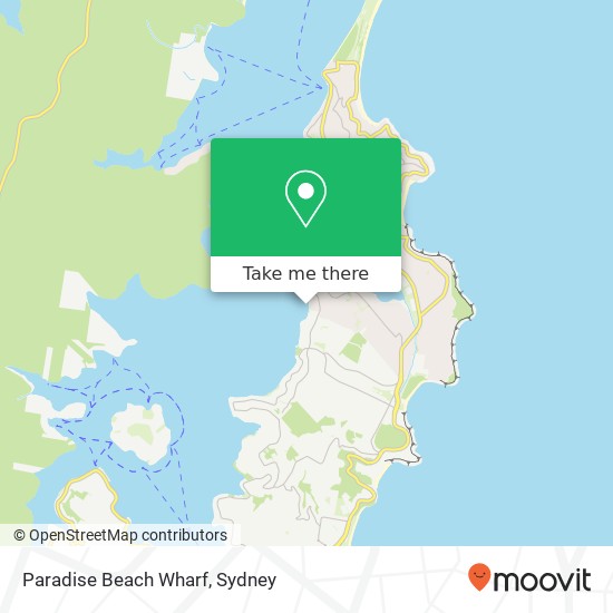 Paradise Beach Wharf map