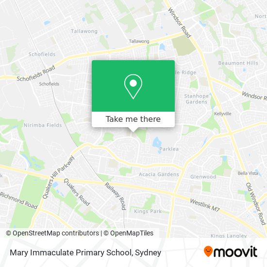 Mapa Mary Immaculate Primary School