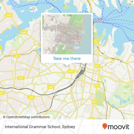International Grammar School map