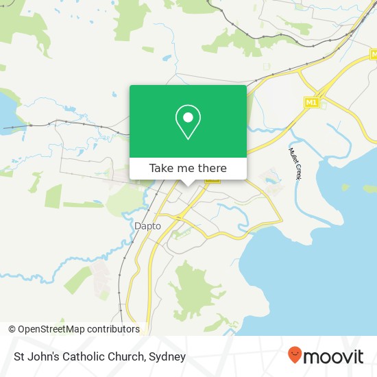 St John's Catholic Church map