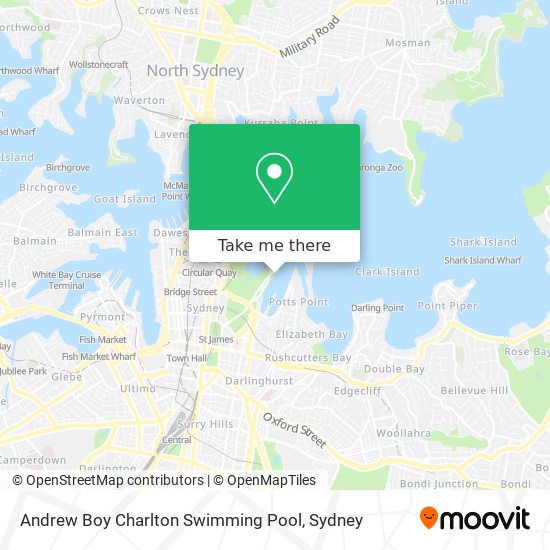 Andrew Boy Charlton Swimming Pool map