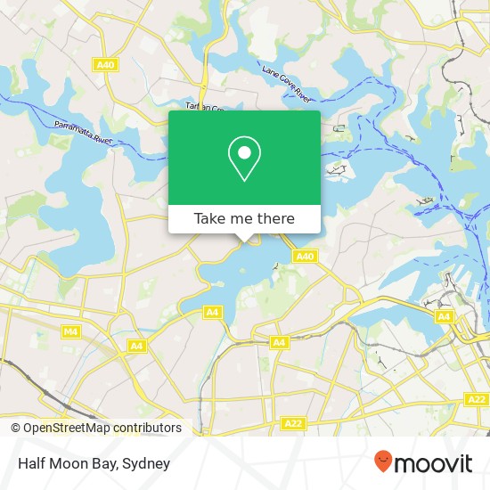 Half Moon Bay map