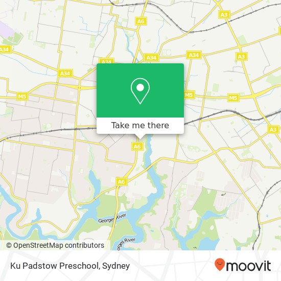 Mapa Ku Padstow Preschool