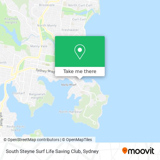 South Steyne Surf Life Saving Club map