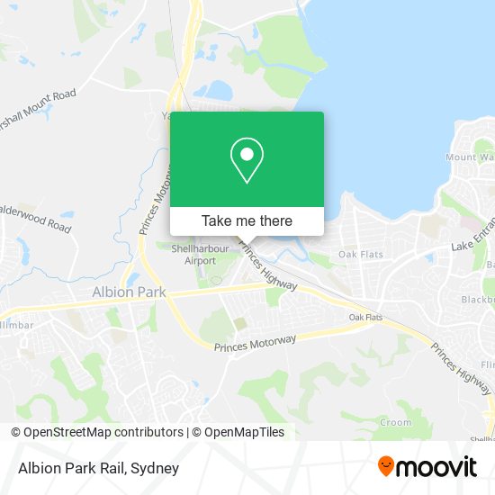 Mapa Albion Park Rail