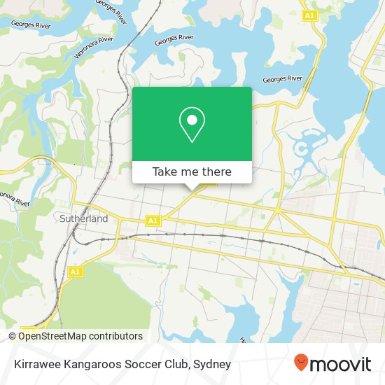 Kirrawee Kangaroos Soccer Club map