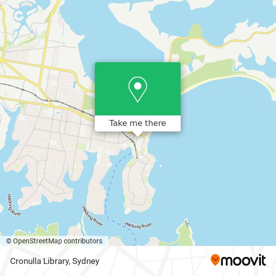 Cronulla Library map