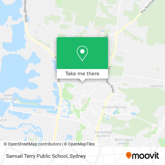 Mapa Samuel Terry Public School