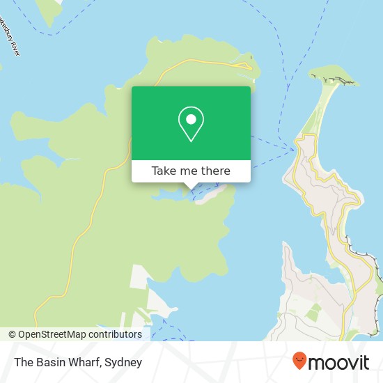 The Basin Wharf map