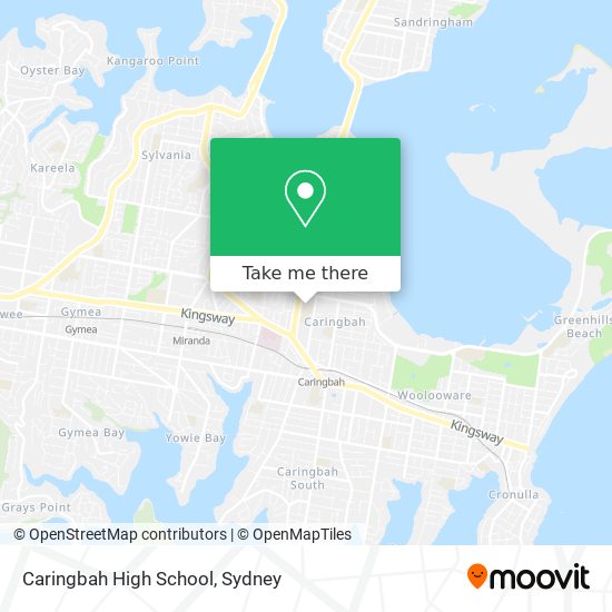 Caringbah High School map