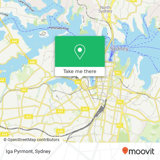 Iga Pyrmont map