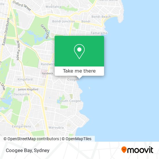 Coogee Bay map