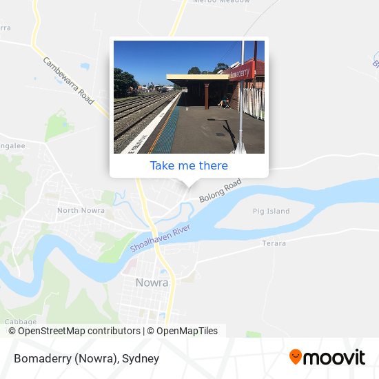 Bomaderry (Nowra) map