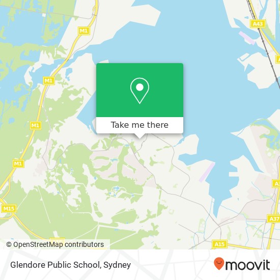Mapa Glendore Public School