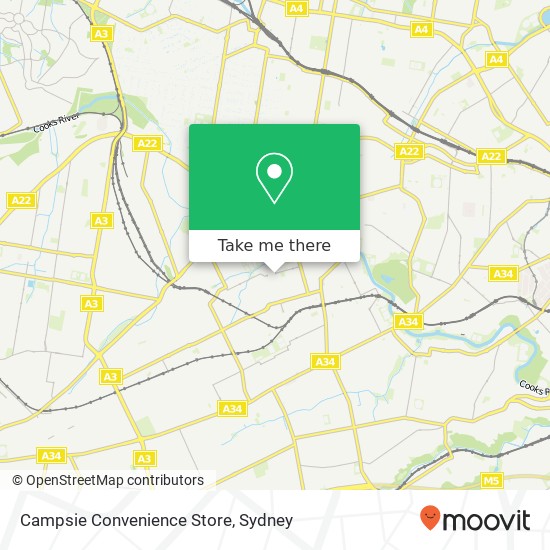 Campsie Convenience Store map