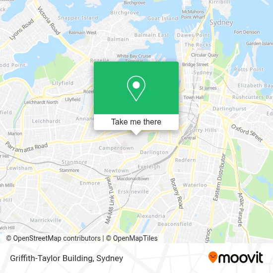 Mapa Griffith-Taylor Building