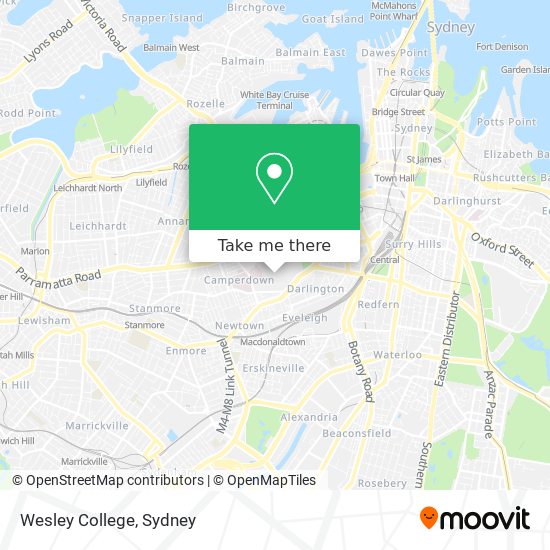 Wesley College map