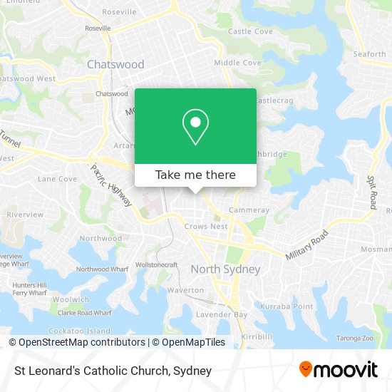 St Leonard's Catholic Church map