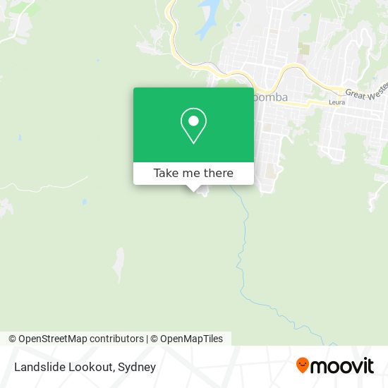 Mapa Landslide Lookout