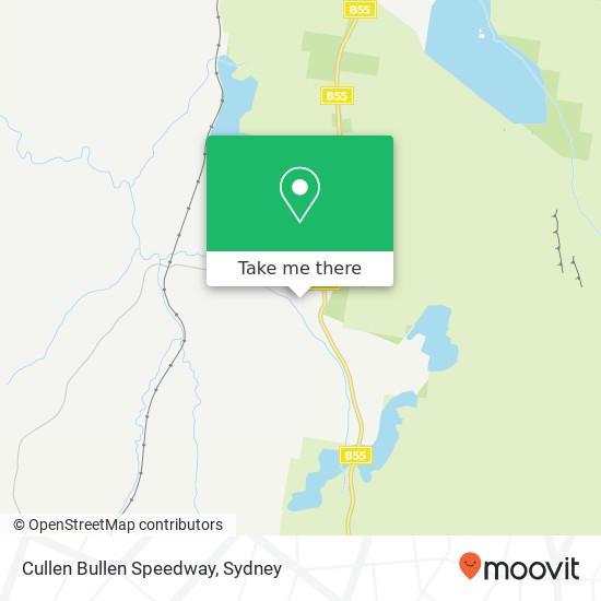 Mapa Cullen Bullen Speedway