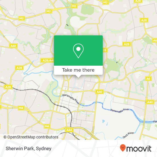 Sherwin Park map
