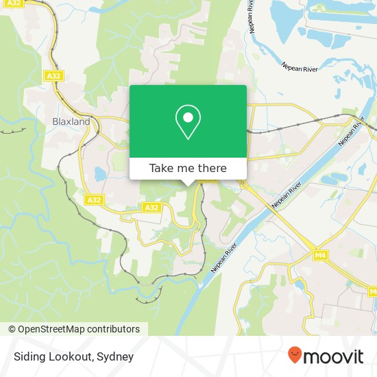 Siding Lookout map