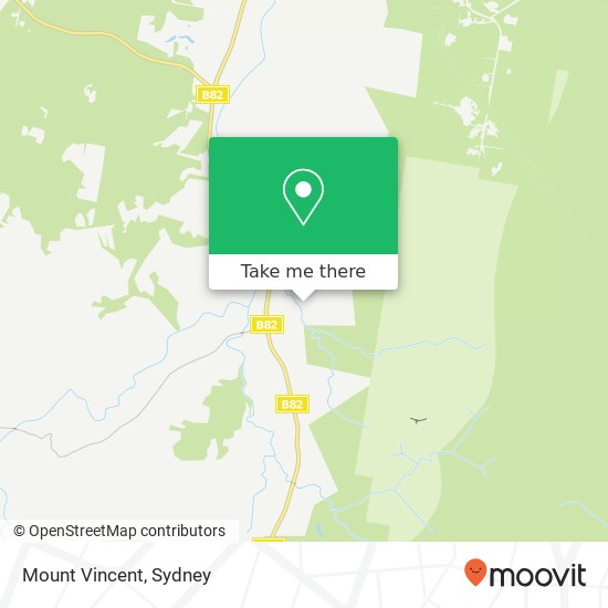 Mapa Mount Vincent