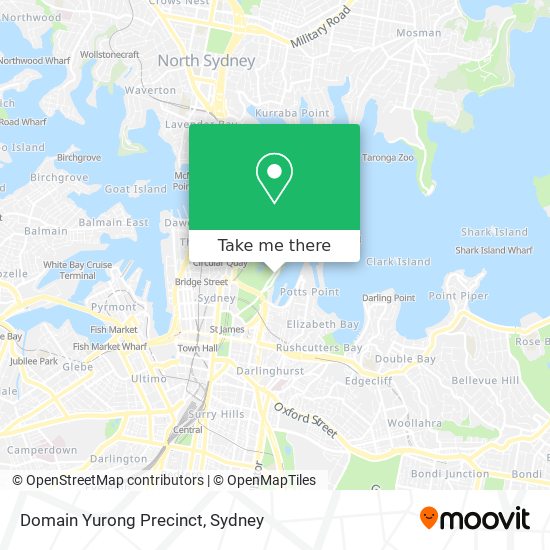 Mapa Domain Yurong Precinct