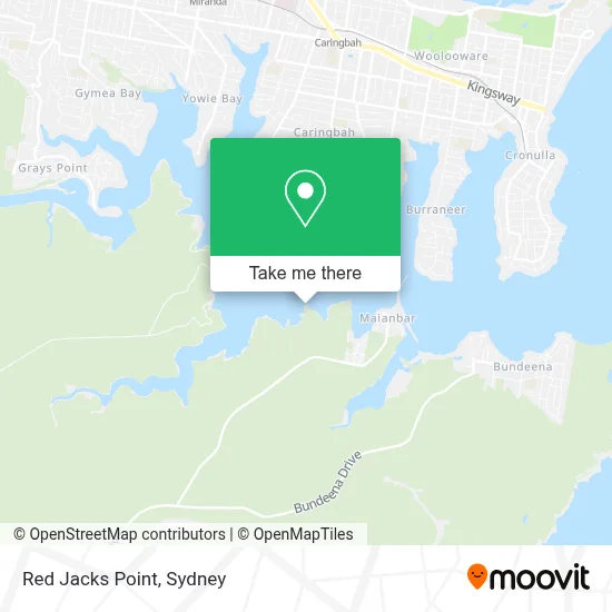 Red Jacks Point map