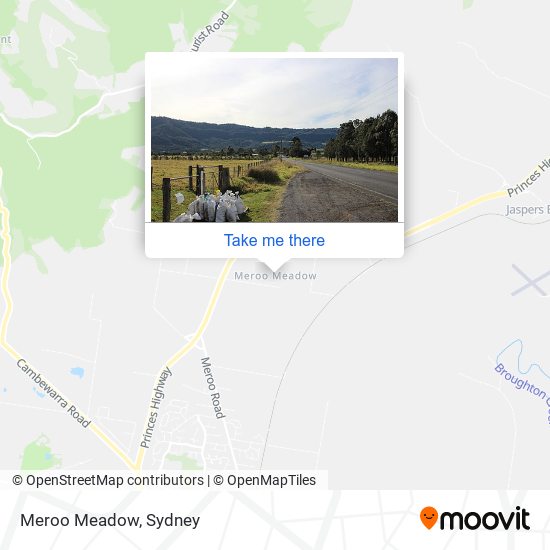 Mapa Meroo Meadow