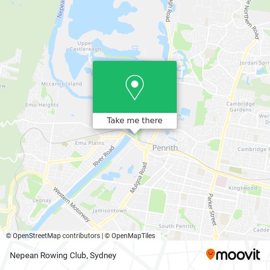 Nepean Rowing Club map