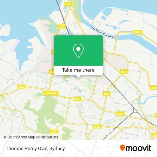 Thomas Percy Oval map