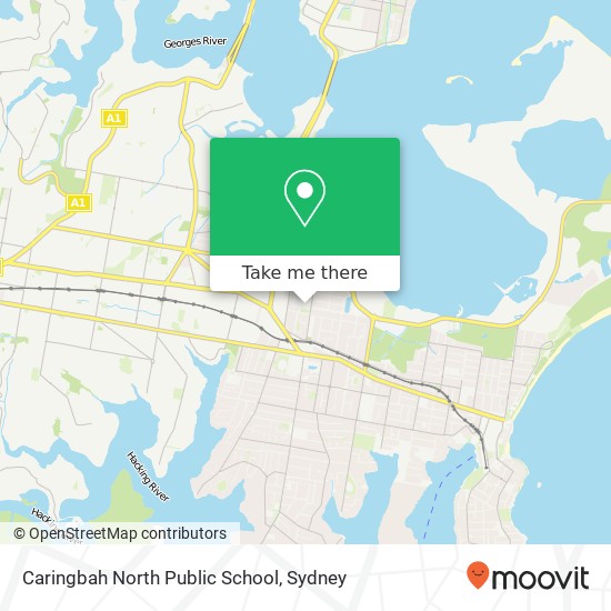 Caringbah North Public School map