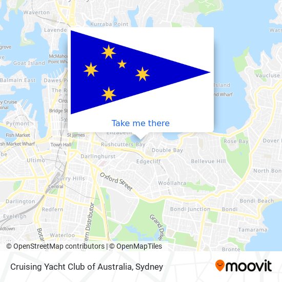 Cruising Yacht Club of Australia map