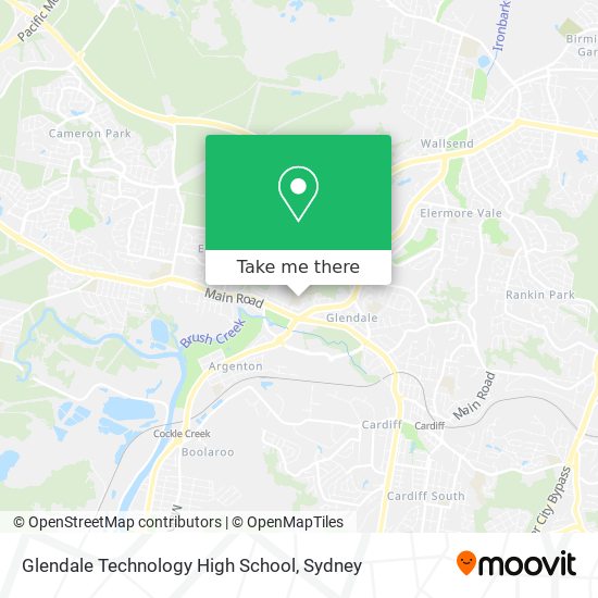 Glendale Technology High School map