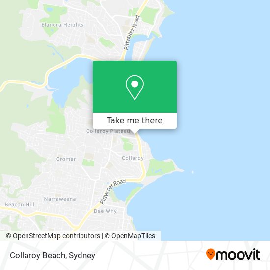 Collaroy Beach map