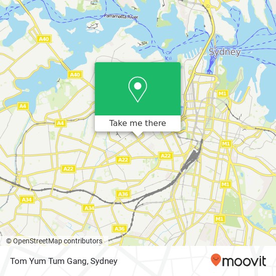 Mapa Tom Yum Tum Gang