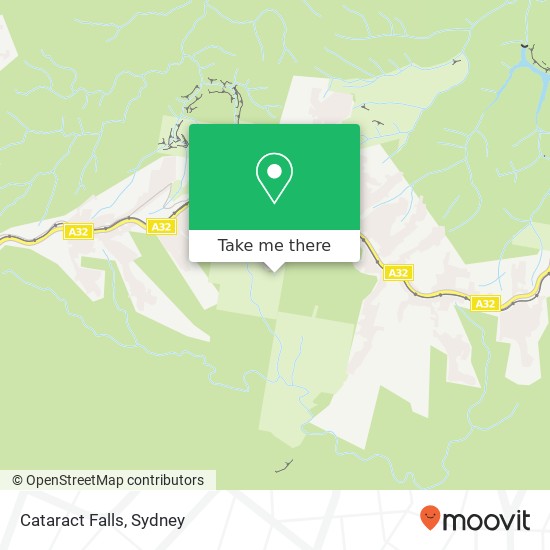 Cataract Falls map