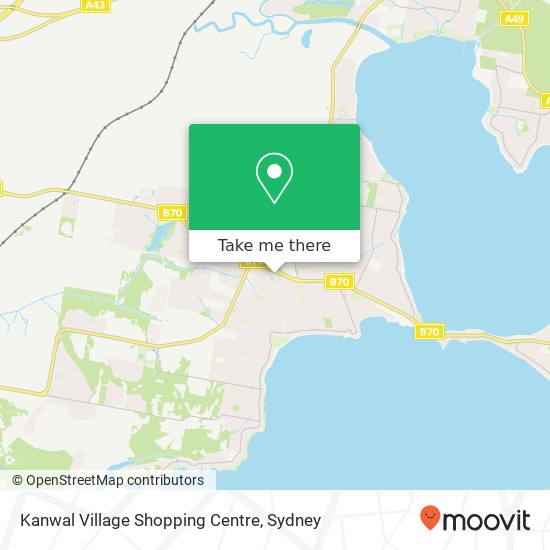 Mapa Kanwal Village Shopping Centre