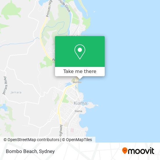 Mapa Bombo Beach