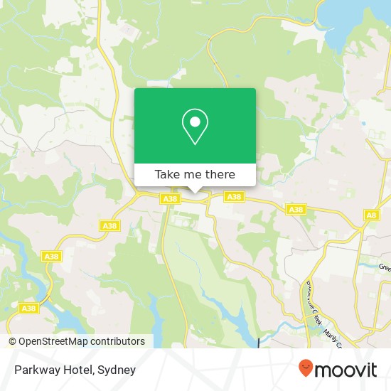 Parkway Hotel map