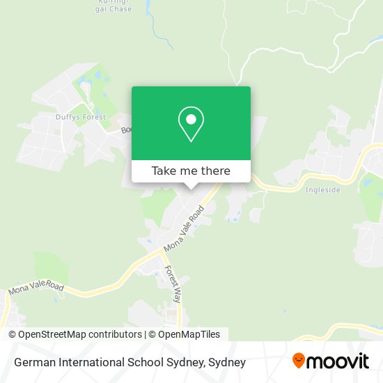 German International School Sydney map
