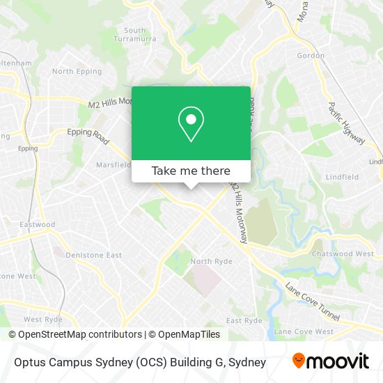 Optus Campus Sydney (OCS) Building G map