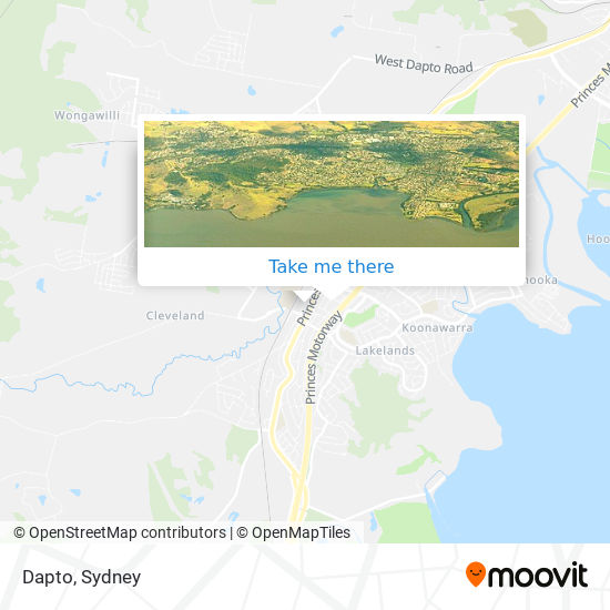 Dapto map