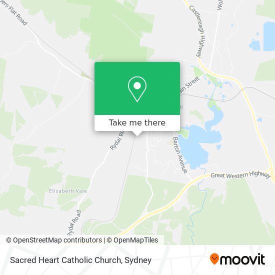Mapa Sacred Heart Catholic Church