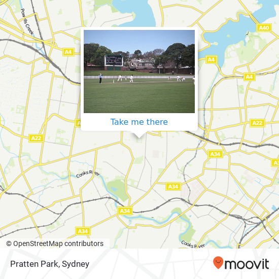 Pratten Park map