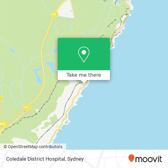 Coledale District Hospital map