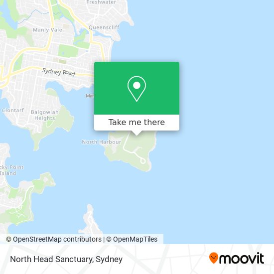 North Head Sanctuary map