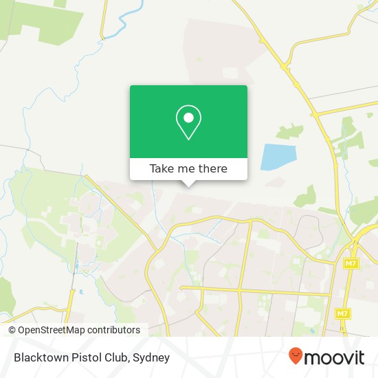 Blacktown Pistol Club map